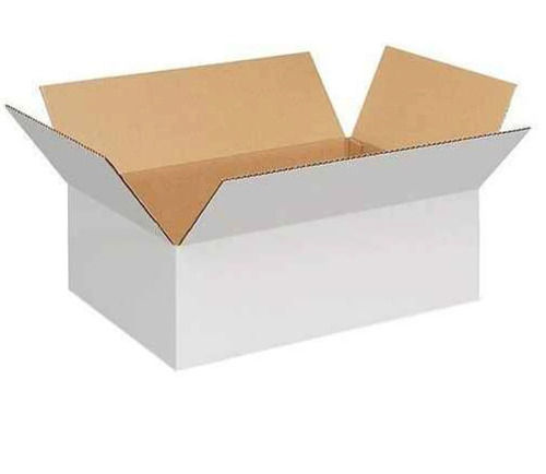 White Duplex Corrugated Packaging Box