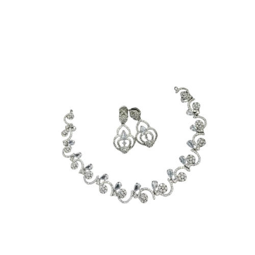 American Diamond Studded Necklace Set