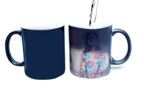 Magic Mug - 325 ml, Ceramic Material - Round Shape, Multi Color - Ideal for Gifting