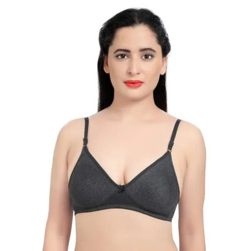 Ladies Plunge Neck T-Shirt Bra - Thin Elastic Straps, 3/4th Coverage, Fade & Wrinkle Resistant, Skin-Friendly Comfort, Hand Washable, Regular Fit, Daily Wear