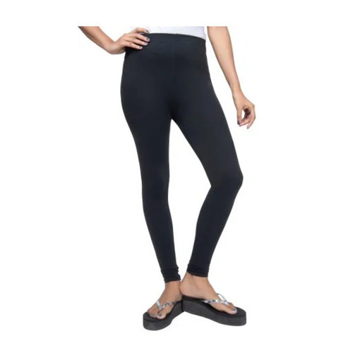 Ladies Cotton Lycra Leggings - Slim Fit, Ankle Length, Mid Waist | 4-Way Stretch, Anti Wrinkle, Quick Dry, All Season, Customized Sizes