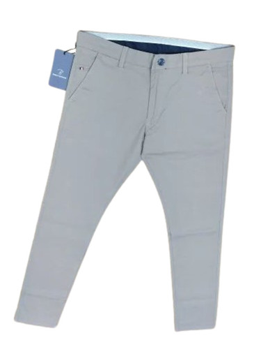 Mens Grey Cotton Pant