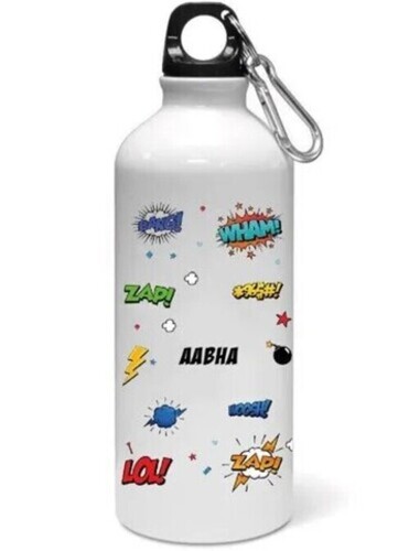 Stainless Steel Water Bottle - 750ml Capacity, White Color, Screw Cap Design, Ideal for Beverage Storage