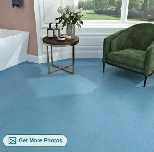 Sky Blue Vitrified Floor Tile - Various Sizes Available | Anti Skid, Long Lasting Finish, Easy to Wash, Low Maintenance, Enhances Floor Appearance