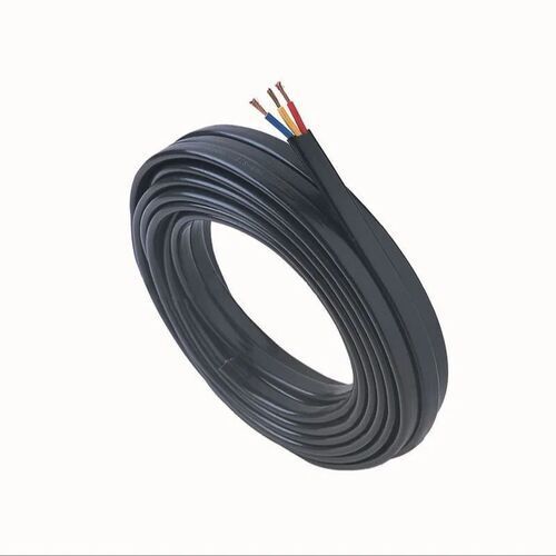 Submersible Flat Cable - Copper, 3 Core, 500MT Roll | Durable and Efficient Electric Transmission