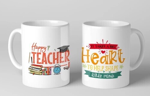 Teacher Day Coffee Mug - 11OZ, White Ceramic | Ideal Gifting Solution for Educators