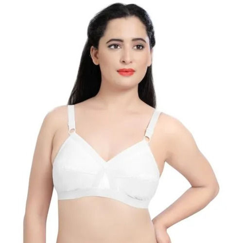 White Cotton Bra