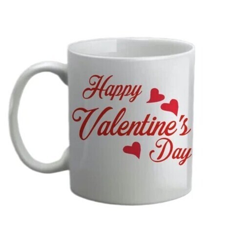 White Ceramic Mug - 11oz Capacity, Round Design For Custom Gifting | Personalized Touch With 350ml Volume
