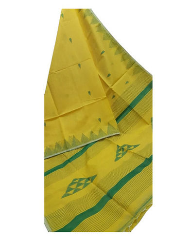 Yellow Printed Sarees