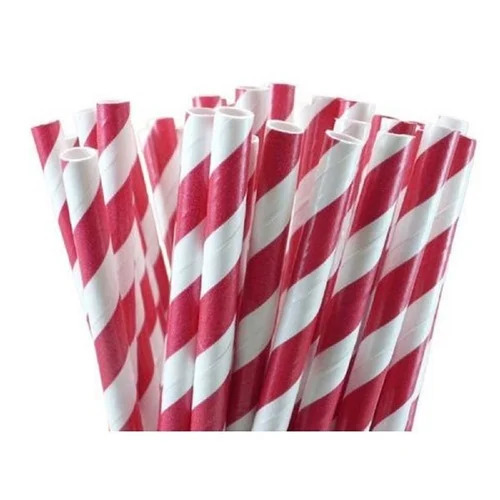 Eco Friendly Multi-color 10 Mm Paper Straw - Disposable Party Supplies, Ideal For Events And Gatherings