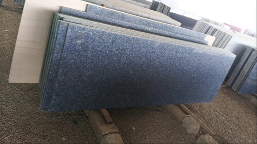 Sapphire Blue Granite Slab - 18 Mm Thickness, Scratch Resistant, Polished Finish For Flooring