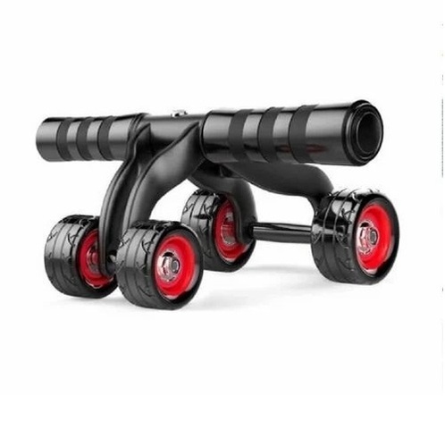 AB Roller Exerciser - ABS Plastic, 13.5 x 27 x 21 cm , Portable Dual Wheel Stability, Ergonomic Grips for Core Strengthening, Manual Operation for All Fitness Levels