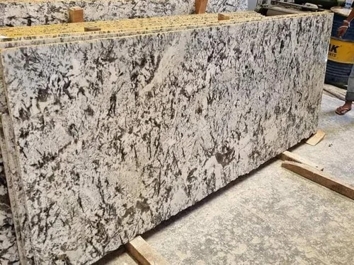 Alaska Gold Granite Slabs - Polished Finish, Scratch Resistant, Durable for Flooring and More