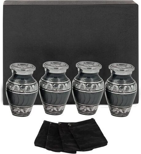 Aluminium Keepsake Cremation Urn Set