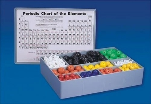 Atomic Model Senior Set - Stainless Steel, White Color | Ideal For Laboratory Use, New Condition