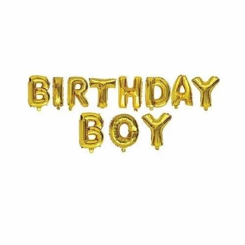 Birthday Boy Foil Balloon Set