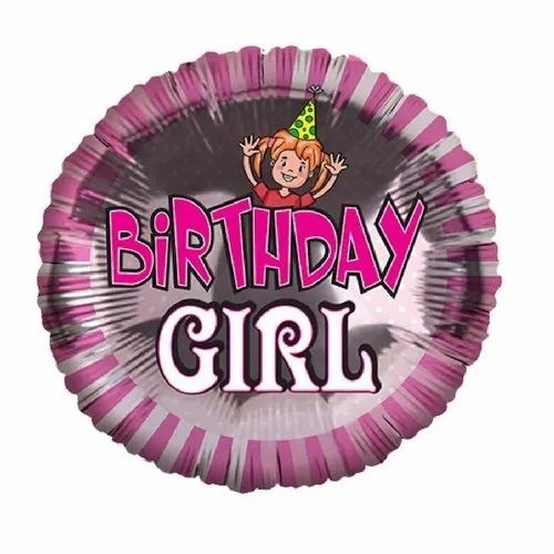 Foil Round Balloon - 18 Inch, Multi-Color Printed Design | Eco-Friendly, Decorative, Non-Toxic, Safe for Normal Air Use