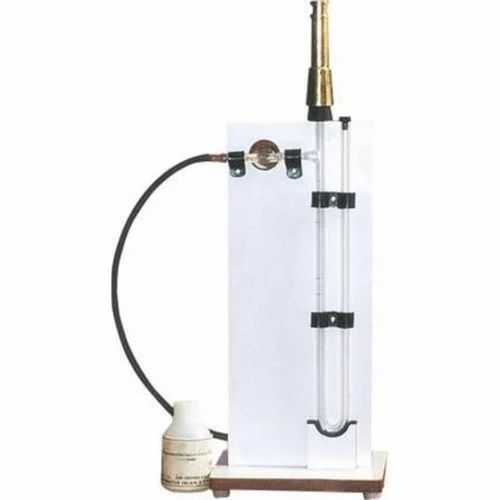 Blain Air Permeability Apparatus - Steel Material, 460 X 220 X 170 mm Dimensions, White Color | Industrial Laboratory Use with 1.0 mm Thickness