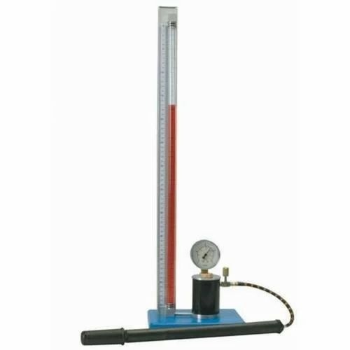 Boyle's Law Apparatus - Semi Automatic, Stainless Steel, Digital Model BSC108 | Ideal for School and College Labs, Up to 48 Output Channels, White Color