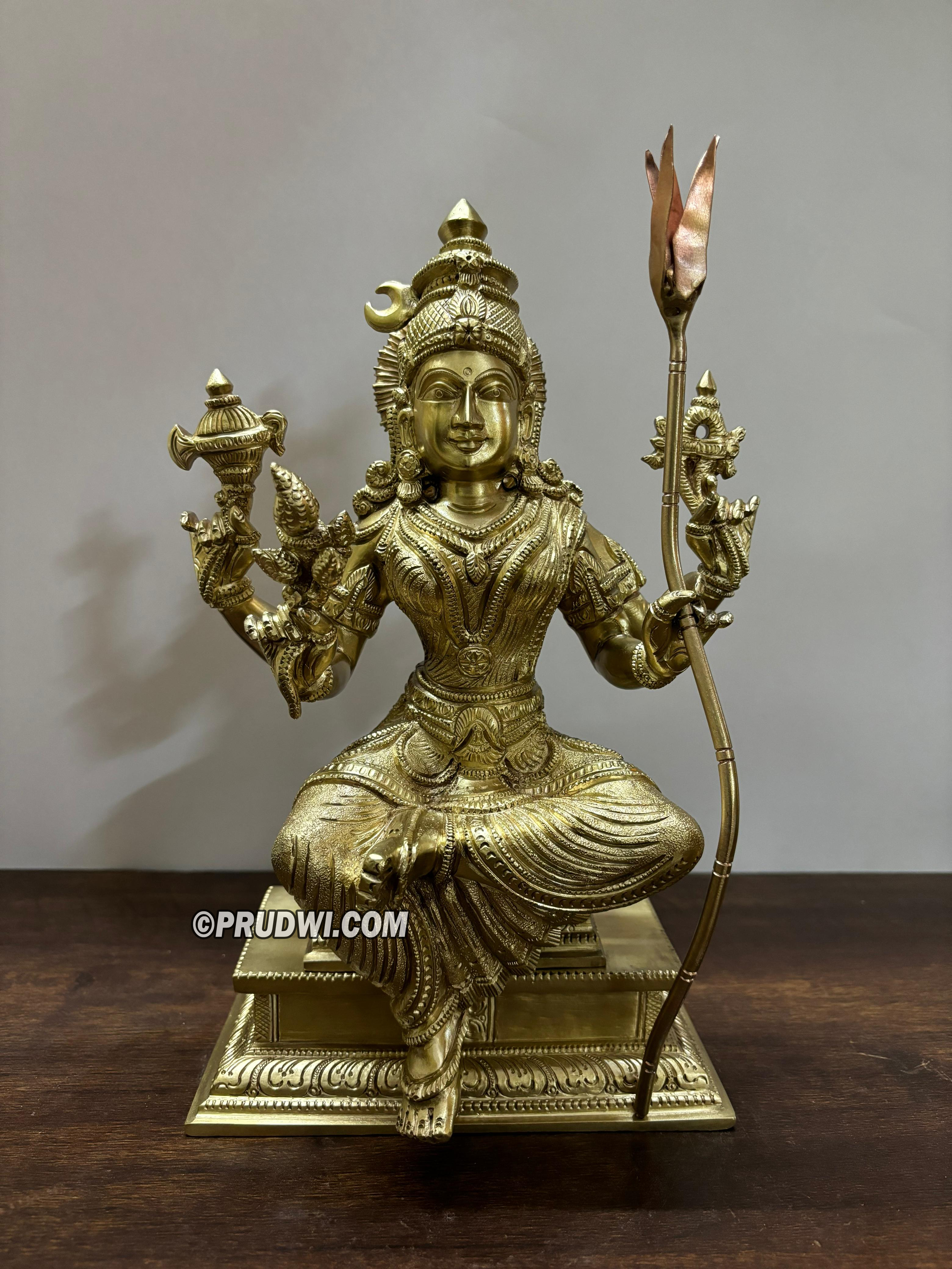 Bronze lalitha devi idol 12 inch height 