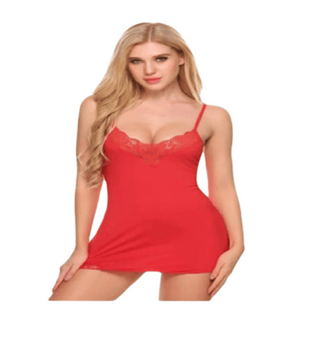 Cotton Baby Doll Dress - Short Sleeveless Design Red Color | Anti-Wrinkle Breathable Quick Dry Machine Washable Modern Style