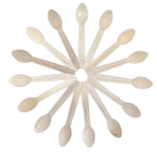Disposable Brown Wooden Spoon By Nera Global Inc.