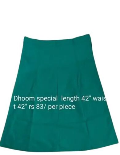Extralarge Petticoat - Cotton, Sizes M, S, XS, XXS, Green | Premium Quality, Wrinkle-Resistant, Moisture-Wicking, Easy to Wash, Fade-Resistant, Quick-Drying