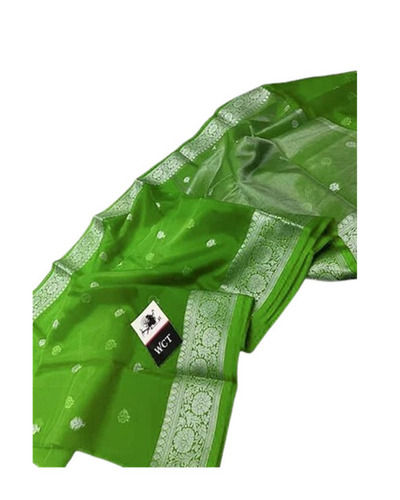 Green Kora Silk Saree