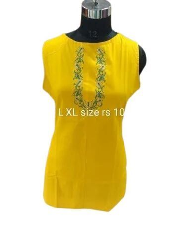 Ladies Kurti - Color: Mustard