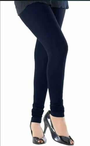 Ladies Legging - Premium Cotton | Lightweight, Breathable, Elastic Waistband, Moisture-Wicking, Skin-Friendly, Wrinkle-Resistant, Colorfast Dye, Available in Navy Blue and Sizes XS to XXL