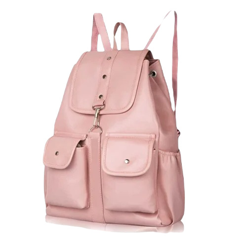 Ladies Pink Backpack Bag