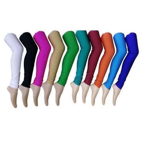 Ladies Plain Leggings - Premium Cotton, Height 37-38 Inches | Elastic Waistband, Moisture-Wicking, Lightweight Feel, Skin-Friendly, Colorfast, Wrinkle-Resistant