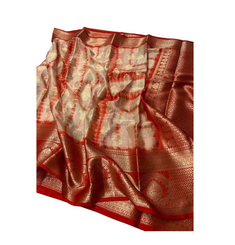 Printed Dupion Silk Saree