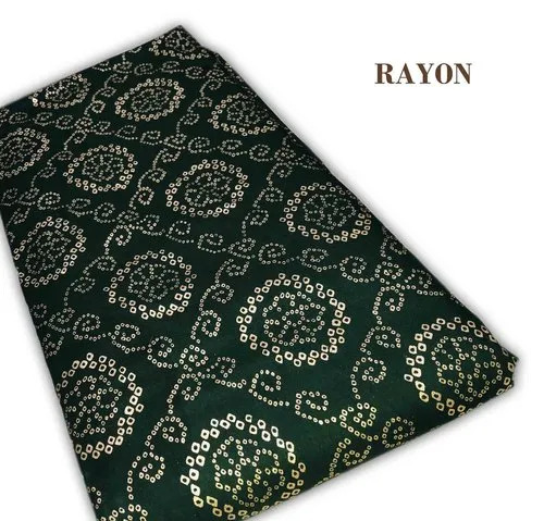 Printed Rayon Fabrics - Shrink Resistant, Dry Clean Care | Multi-Color Printed Design for Textile Industry