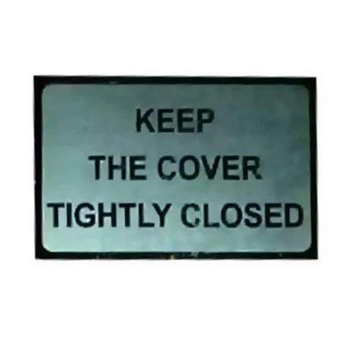 Rectangular Steel Name Plates - Weather Resistant, Available In Various Colors & Shapes | Durable Finish, Long Lasting Shine, Alluring Look