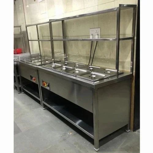 8 Pans Stainless Steel Bain Marie