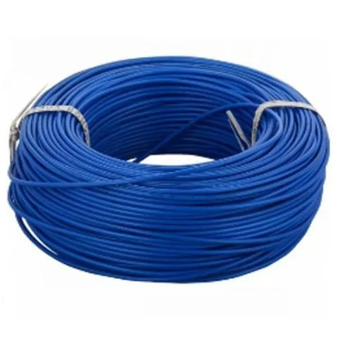 Blue Electrical Wire - 0.5 Sqmm, PVC & Copper, Flexible | Higher Strength, Shock & Heat Resistance, Easy to Use