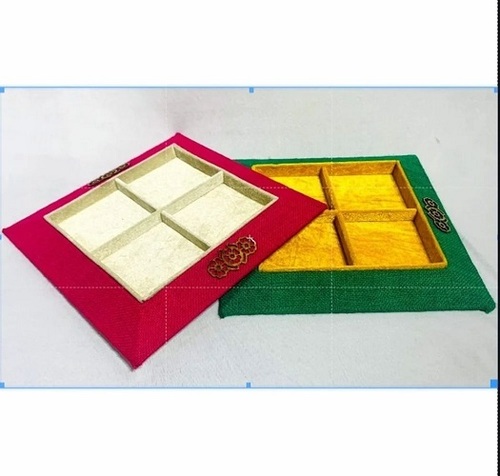 Dry Fruit Trays - 50 Grams Capacity, 310 X 200 X 52 mm Dimensions, White Color, Light Weight Paper Plates for Sweets Packaging and Gifting Use