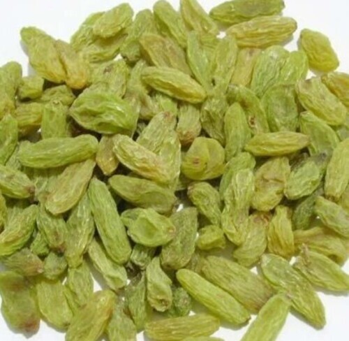 Organic Green Raisins - Natural Size, Sweet Taste | Dried, Long Shape, Grade A, High Potassium Content