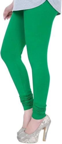 Green Color Stretchable Leggings