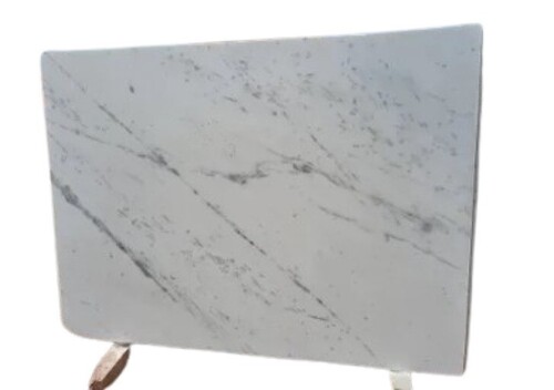 Indo Italian White Marble - Customized Slabs, Polished Finish, Easy To Install, Crack Resistant, Low Maintenance, Washable Surface