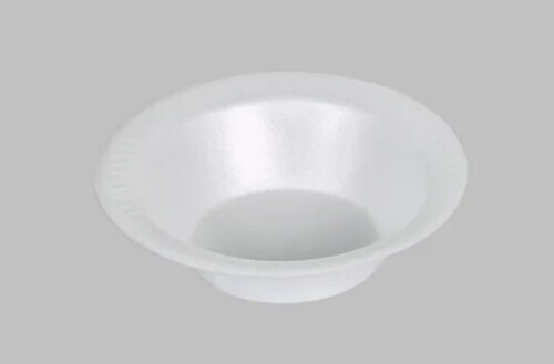 Large Disposable Bowl - Round, White, All Sizes | Ideal for Events and Parties, Elegant Plain Design, Durable and Lightweight