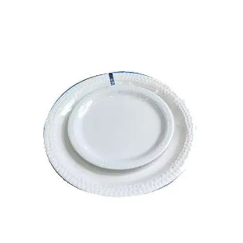 Melamine Serving Plate - 7 Inch, White | Premium Quality, Lightweight Design, Break-Resistant, Heat Resistant, Elegant Appearance, Easy to Clean, Dishwasher Safe, Colorful Options