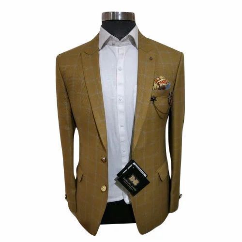 Mens Fancy Checked Blazer