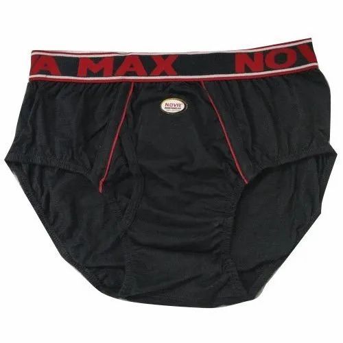 Mens Underwear - Cotton Plain Briefs , Customizable Sizes in Multiple Colors
