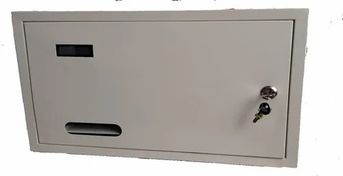 Napkin Vending Machine - Manual Operation, 50 Napkin Capacity | Wall Mounted, Standard Size, White Color, Coin Selection 5 Rs.