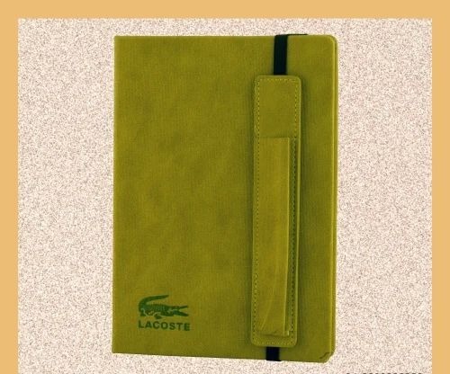 Notebook - PU Material, Standard Size, Green Color | High-Quality Corporate Gift for Office Use