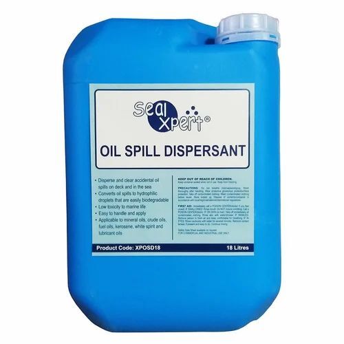 Oil Spill Dispersant - 100% Pure Liquid, Chemical Grade, 18 Liter Pack Size | High Strength, Easy to Use, Soluble for Industrial Applications