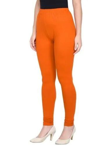 Orange Premium Stretchable Leggings