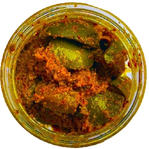 Tangy Spiced Pickle - Sliced in Mustard Oil, Flavor-Packed with Zesty Aroma and Sweet Undertones